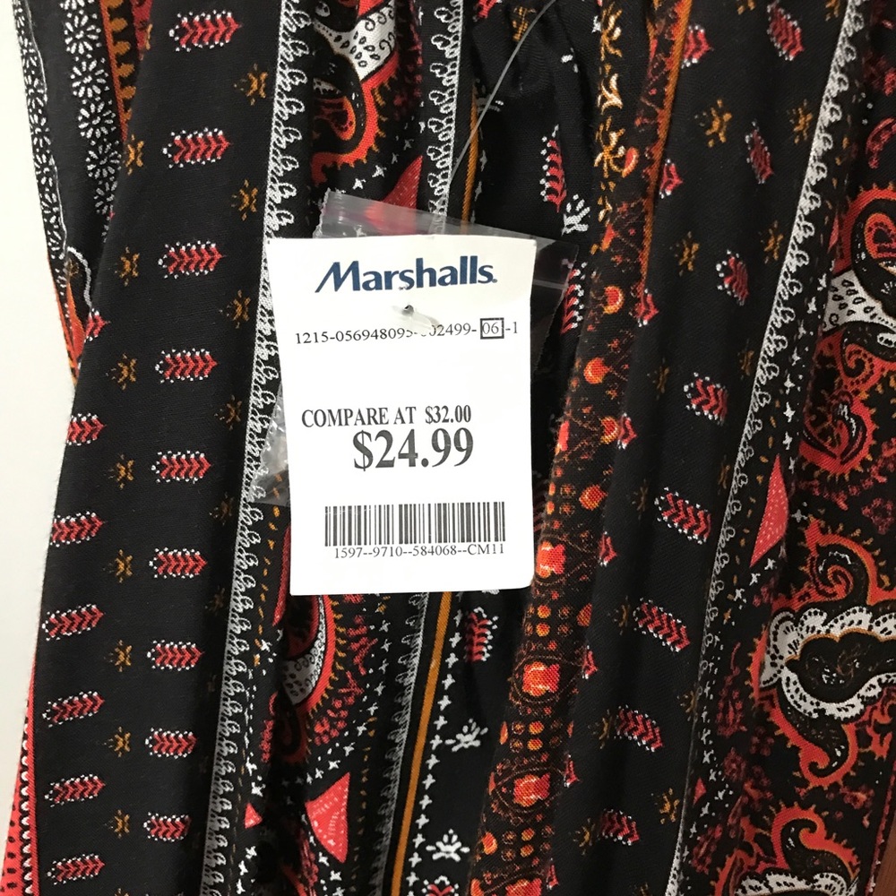 A tribal print maxi dress 😉