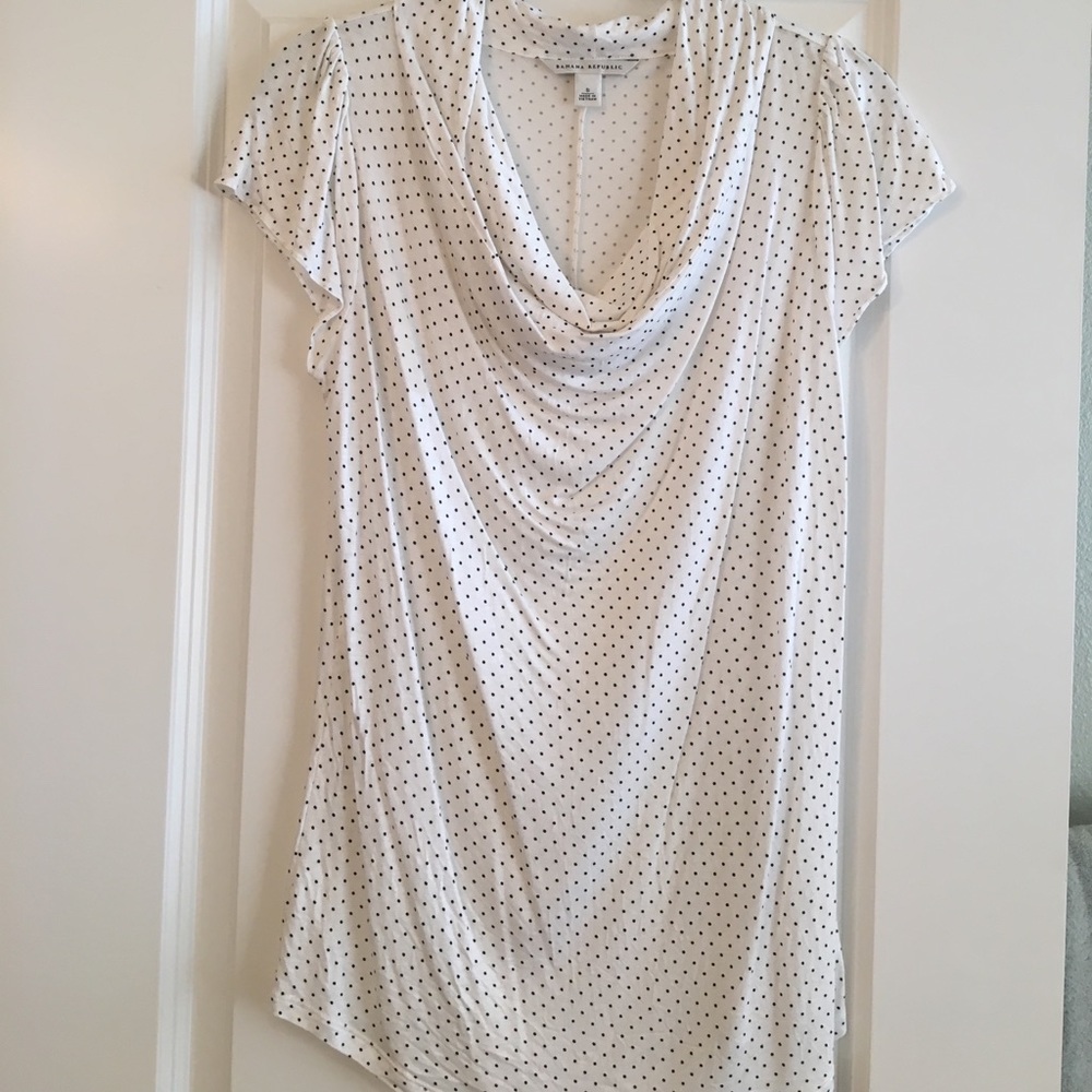 Banana Republic Cowl Neck Tee
