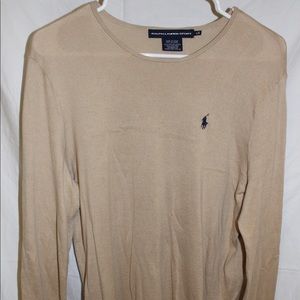 tan Ralph Lauren pullover