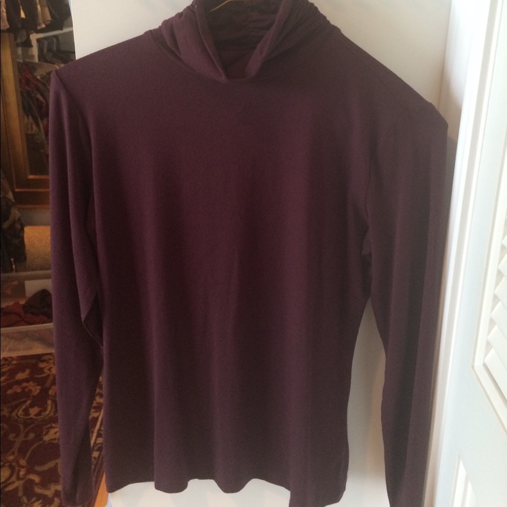 Eggplant color turtleneck