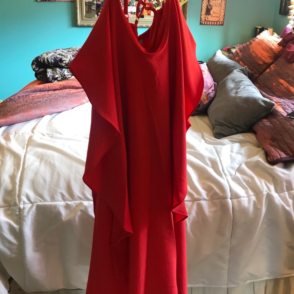 GB red dress