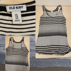 Old navy striped racer back tank