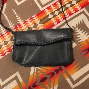 Gray Vintage Crossbody Purse