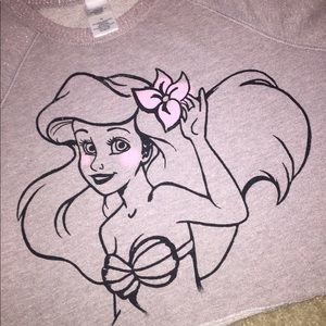 Little Mermaid Crop-top pullover