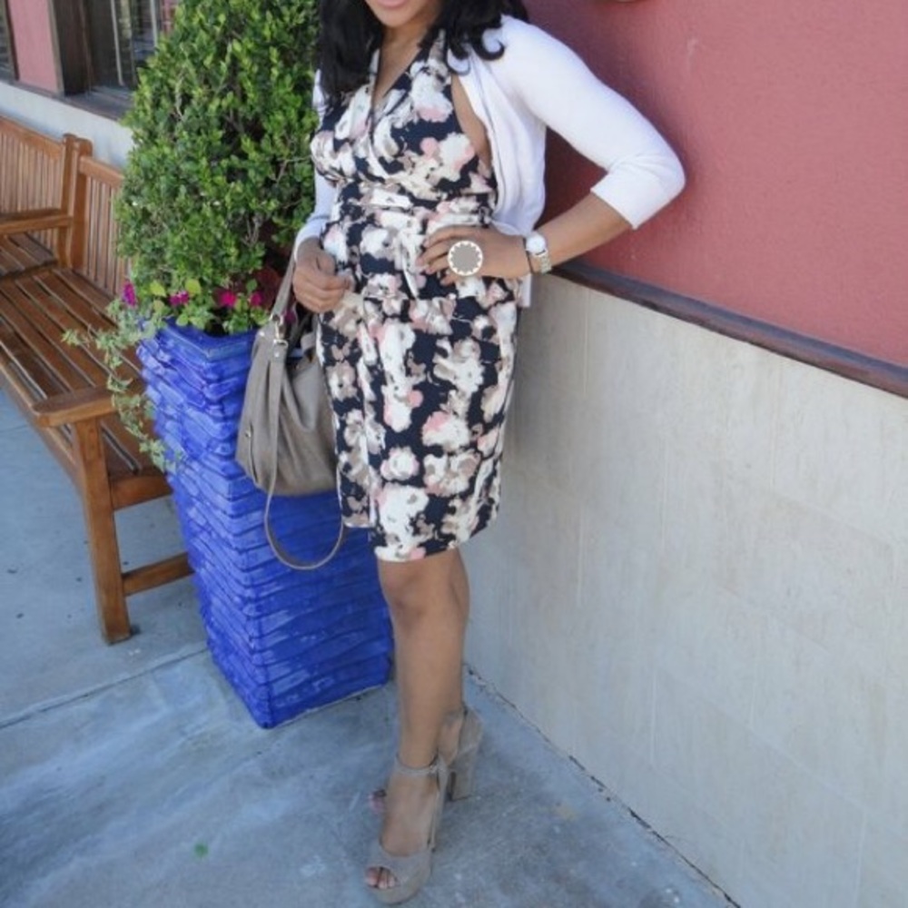 Floral McGinn Halter Dress