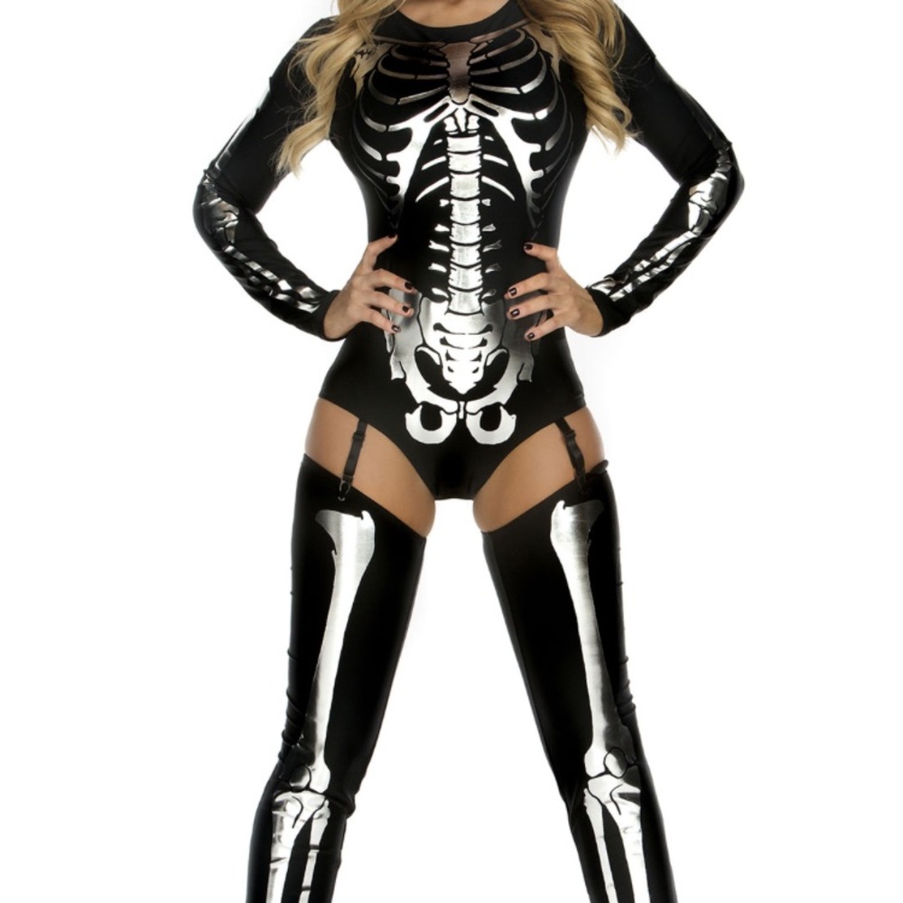 Sexy skeleton costume