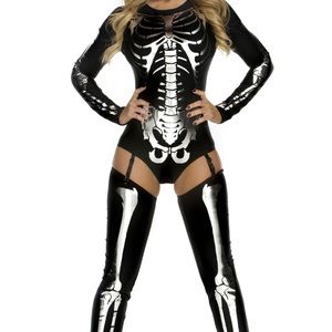 Sexy skeleton costume