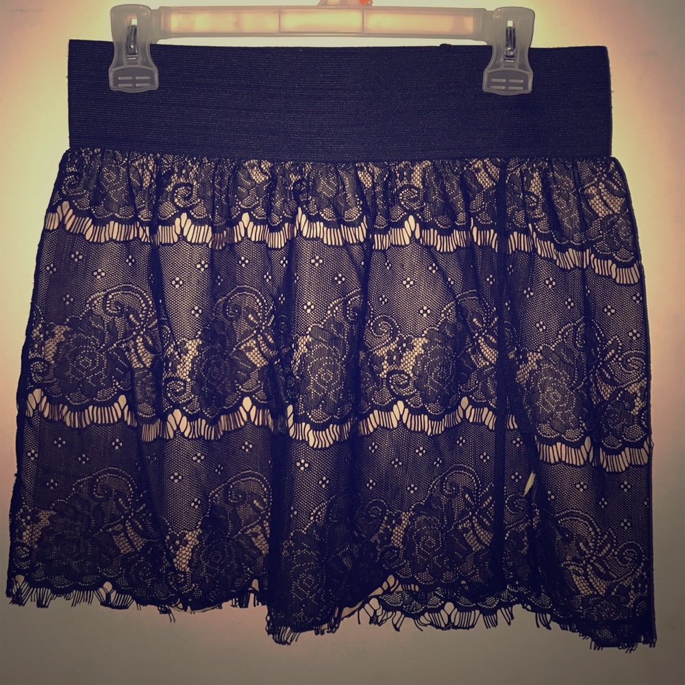 Pleated A line Skirt