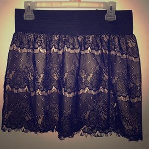 Pleated A line Skirt