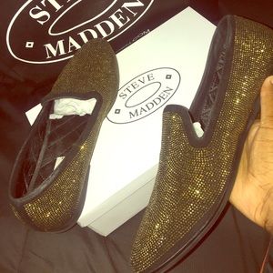 Rose Gold Steve Madden Loafers