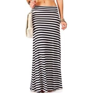 NWOT Brandy Melville striped maxi skirt