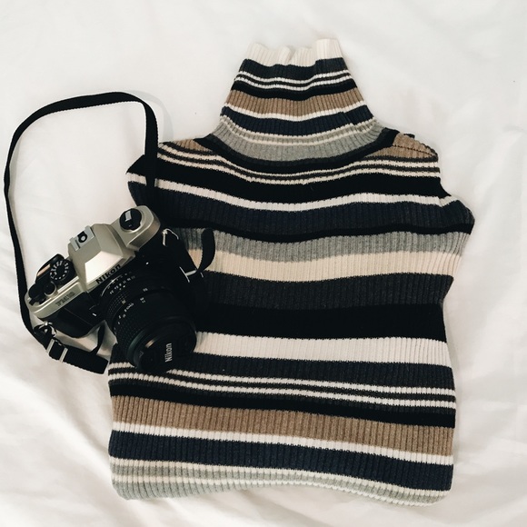 Charter Club Sweaters - Charter Club Striped Turtleneck