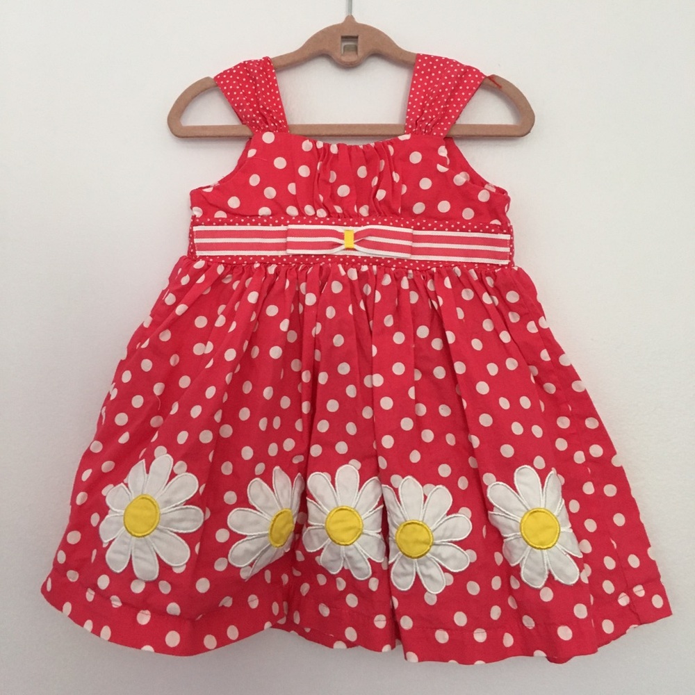 Baby Girl Polka Dot Flower Dress