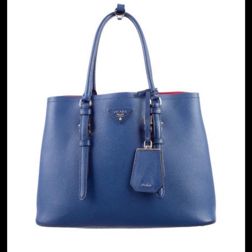 ⛔️ SOLD ⛔️ Prada Blue Saffiano Tote