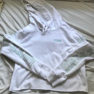 VSPINK Cropped Hooded Sweater