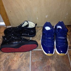 Red bottoms & Jordan 11's