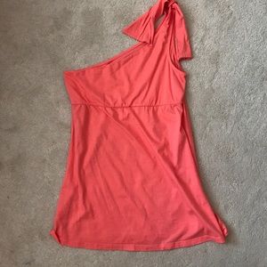 Lilly Pulitzer one shoulder bow tank