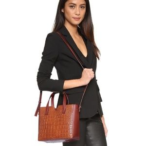 Vince Croc crossbody bag