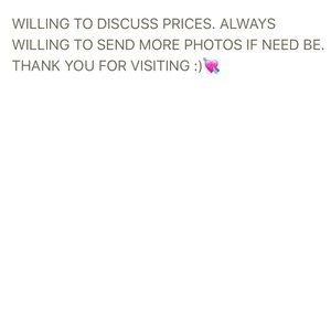 Open to suggestions!