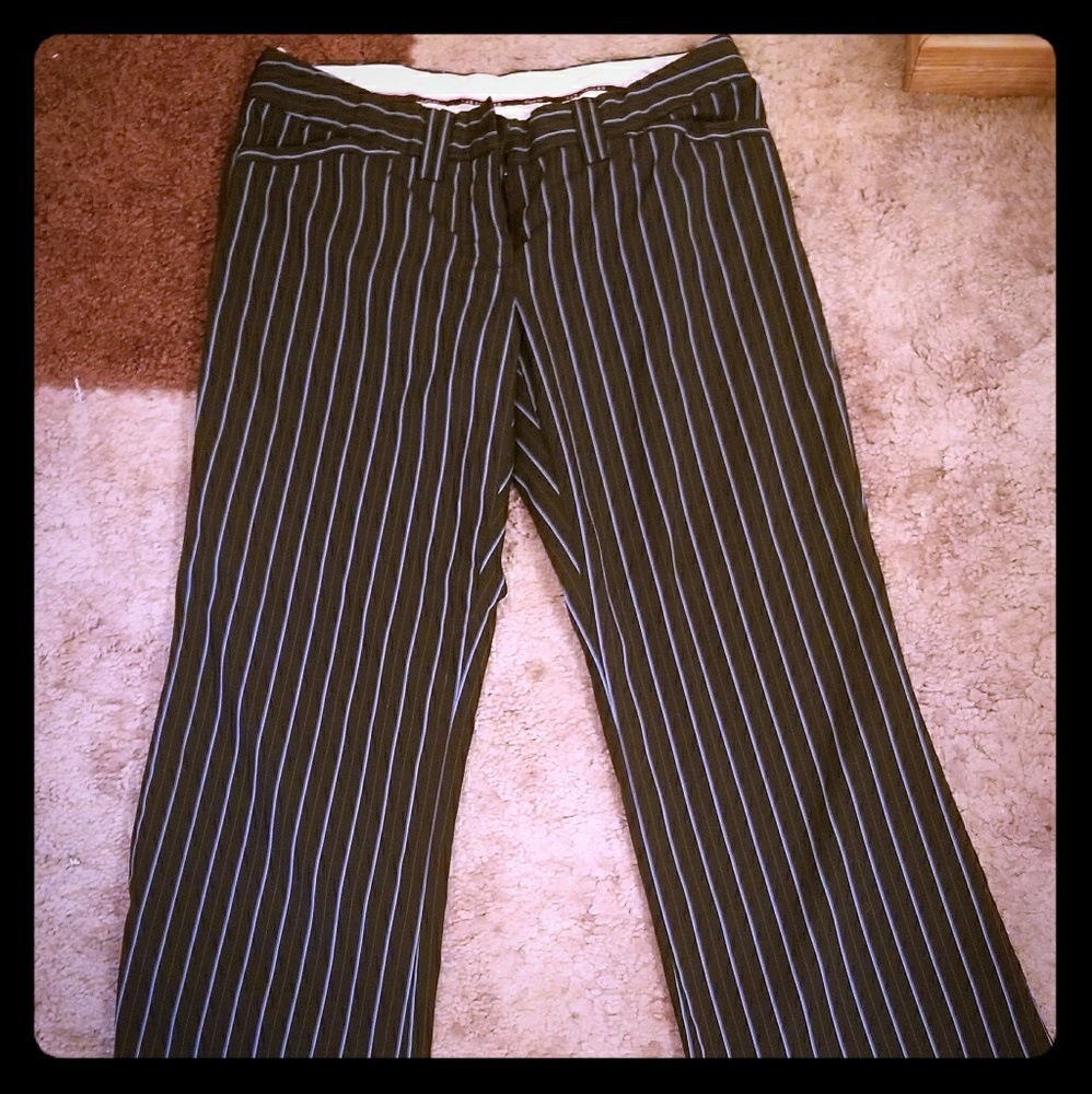 The limited blue stripped slacks
