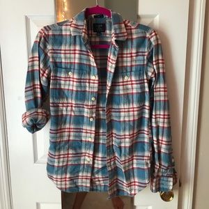 J. Crew Button Down, Checkered Flannel - slim fit