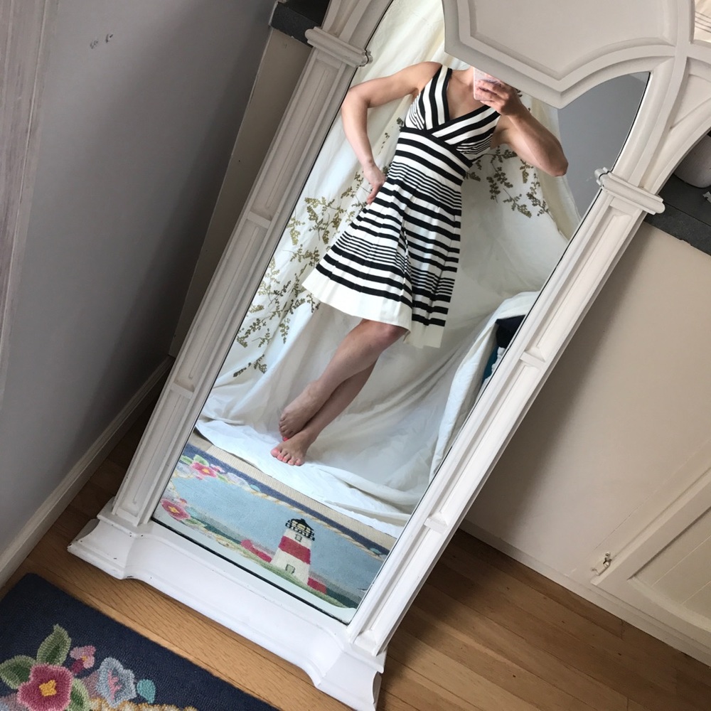 Classy White House/Black Market Striped Dress - 0