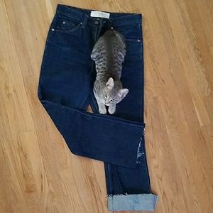 High waisted re-done Levis