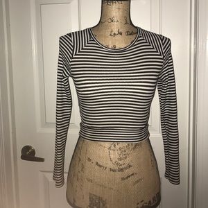 Stripped Crop Top