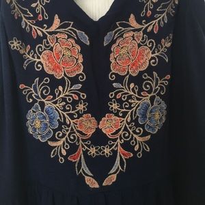 Embroidered Romper
