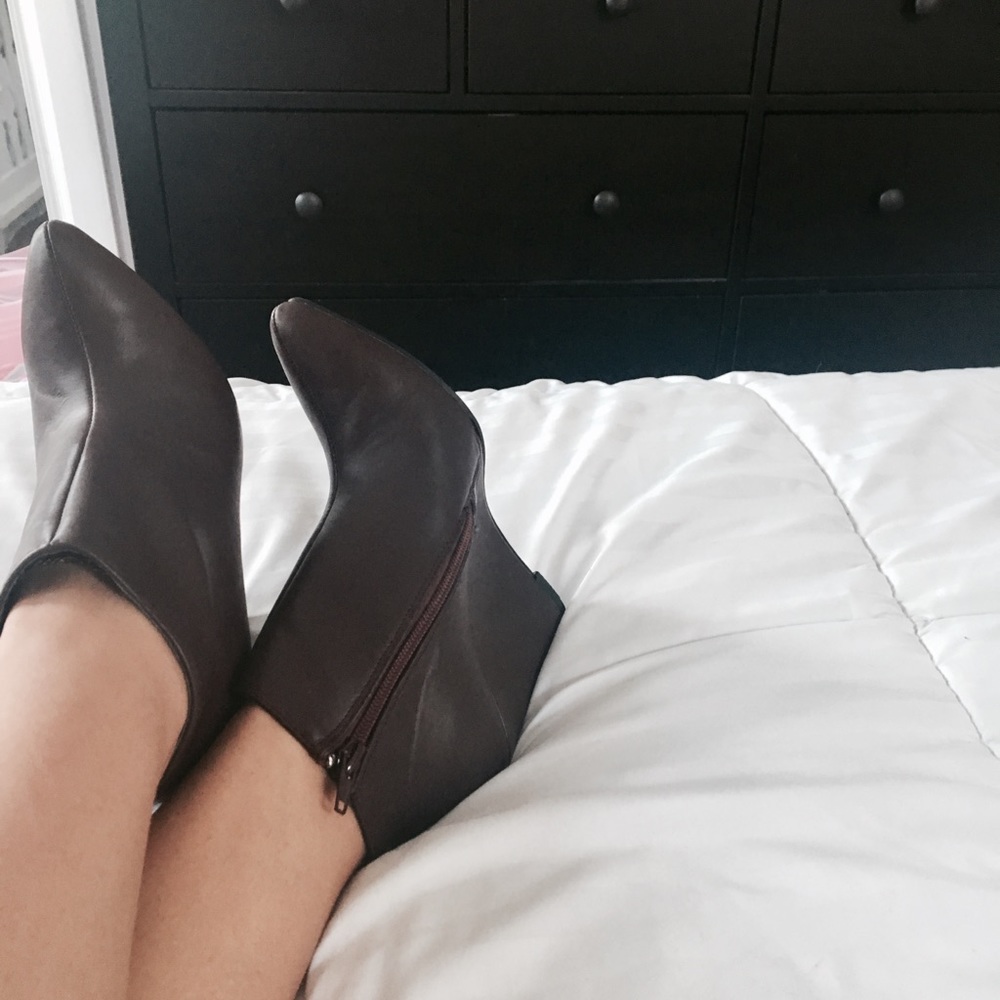 Fall Wedge booties