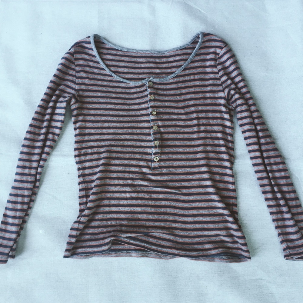 STRIPED RIBBED SHIRT
