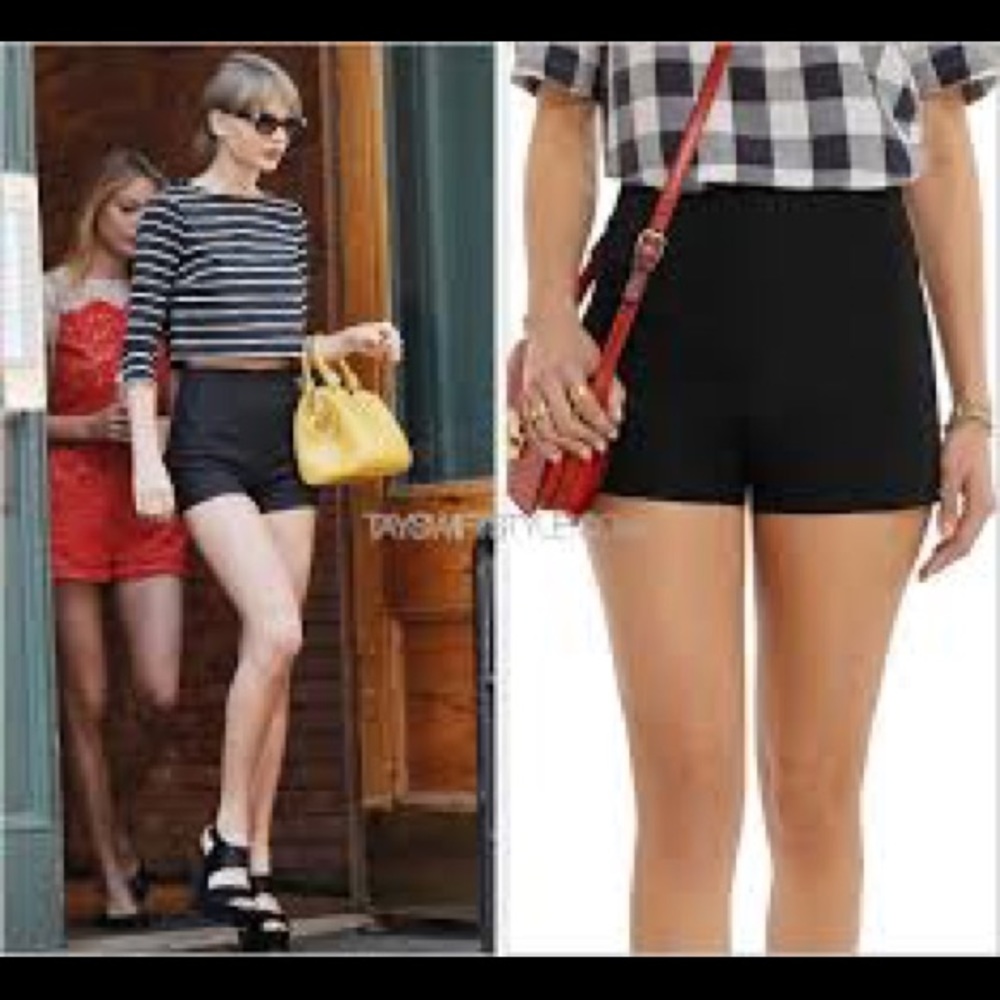Elizabeth and James Black Woodrow Shorts
