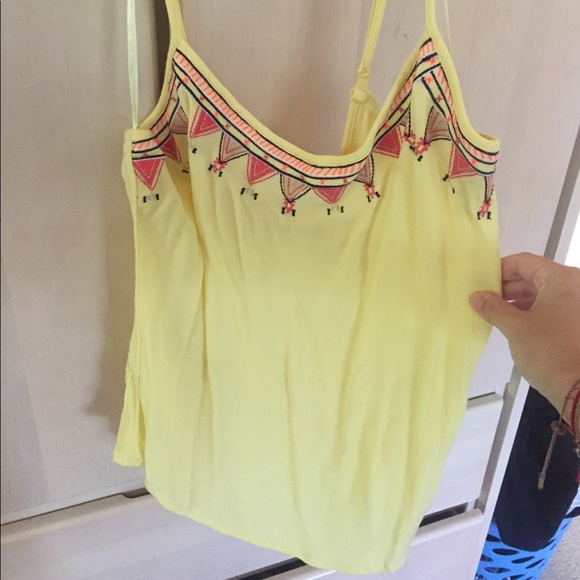 Yellow flowy camisole from MONTPELLIER, FRANCE - Picture 1 of 2