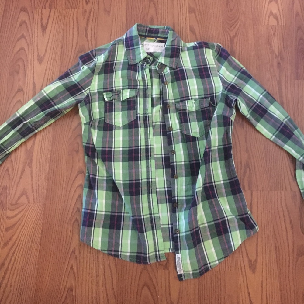 Small Aeropostale plaid button up