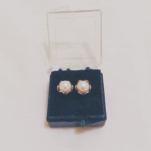 Pandora Pearl Earrings