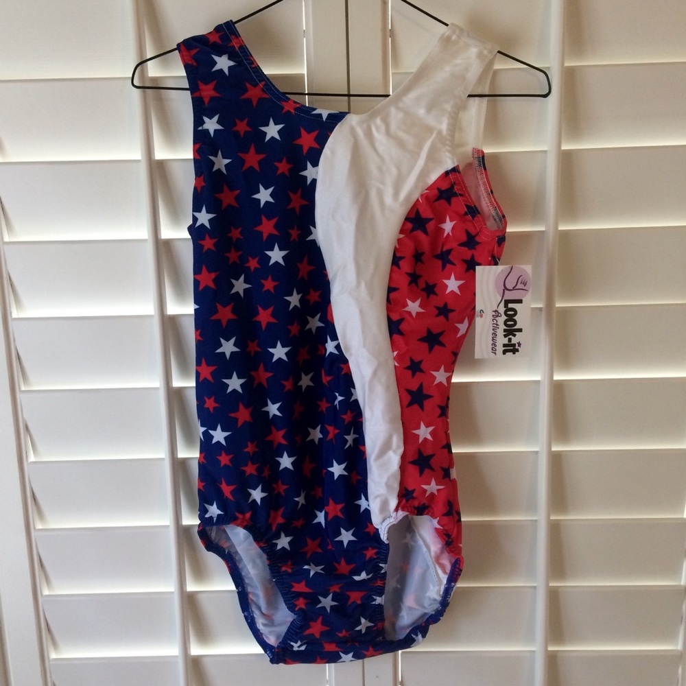 NWT Look-It Activewear gymnastics leotard