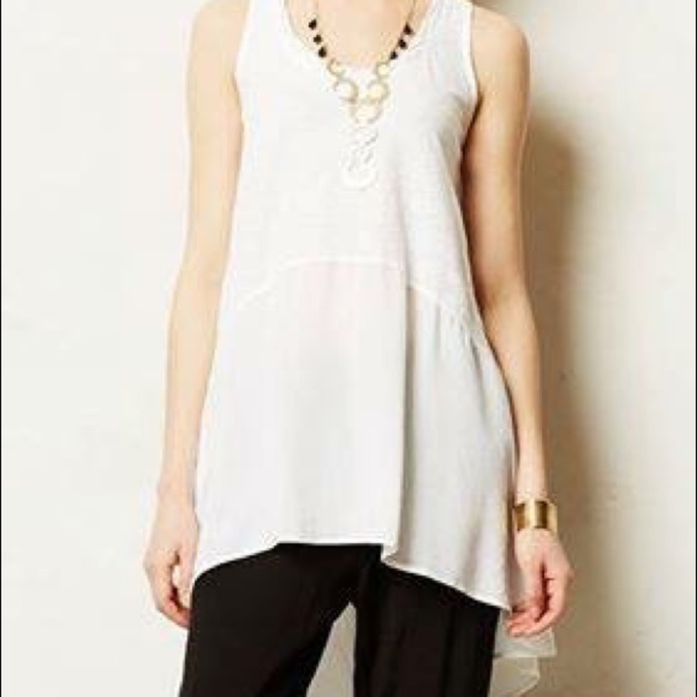 Left of Center tunic, hi low, size small