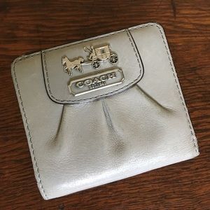Coach Gray Leather Wallet