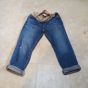 Maternity Cropped Jeans
