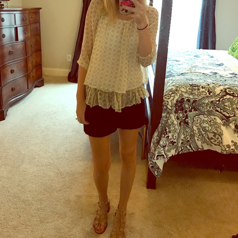 Boutique ruffle top