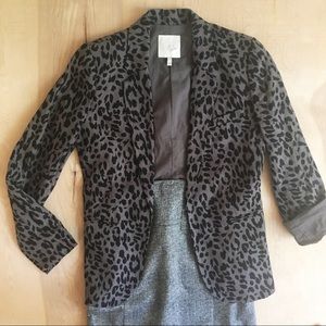 Joie Mehira Leopard Print Blazer