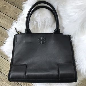❗️SOLD❗️Tory Burch Ella Leather Canvas Tote