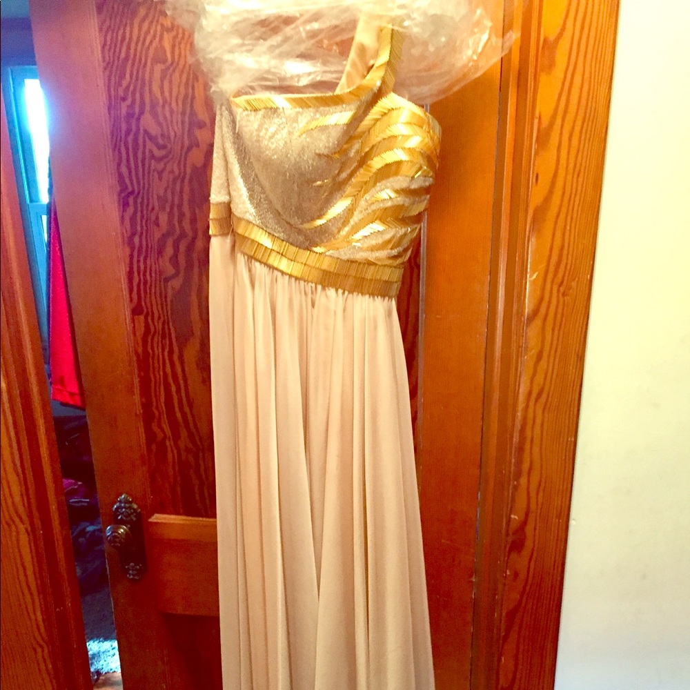 Gold Prom Dress