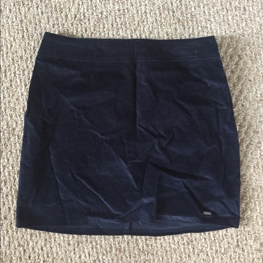 Hollister Velvet skirt