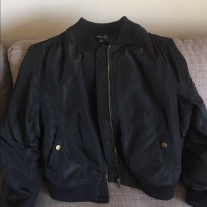 Jacket with mandarin collar