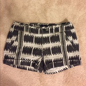 Size 2 patterned shorts from AE