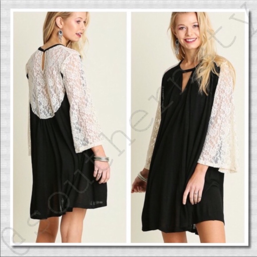 Lace Keyhole Dress Large BNWT