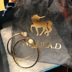 Niquea.D Gold hoop earrings