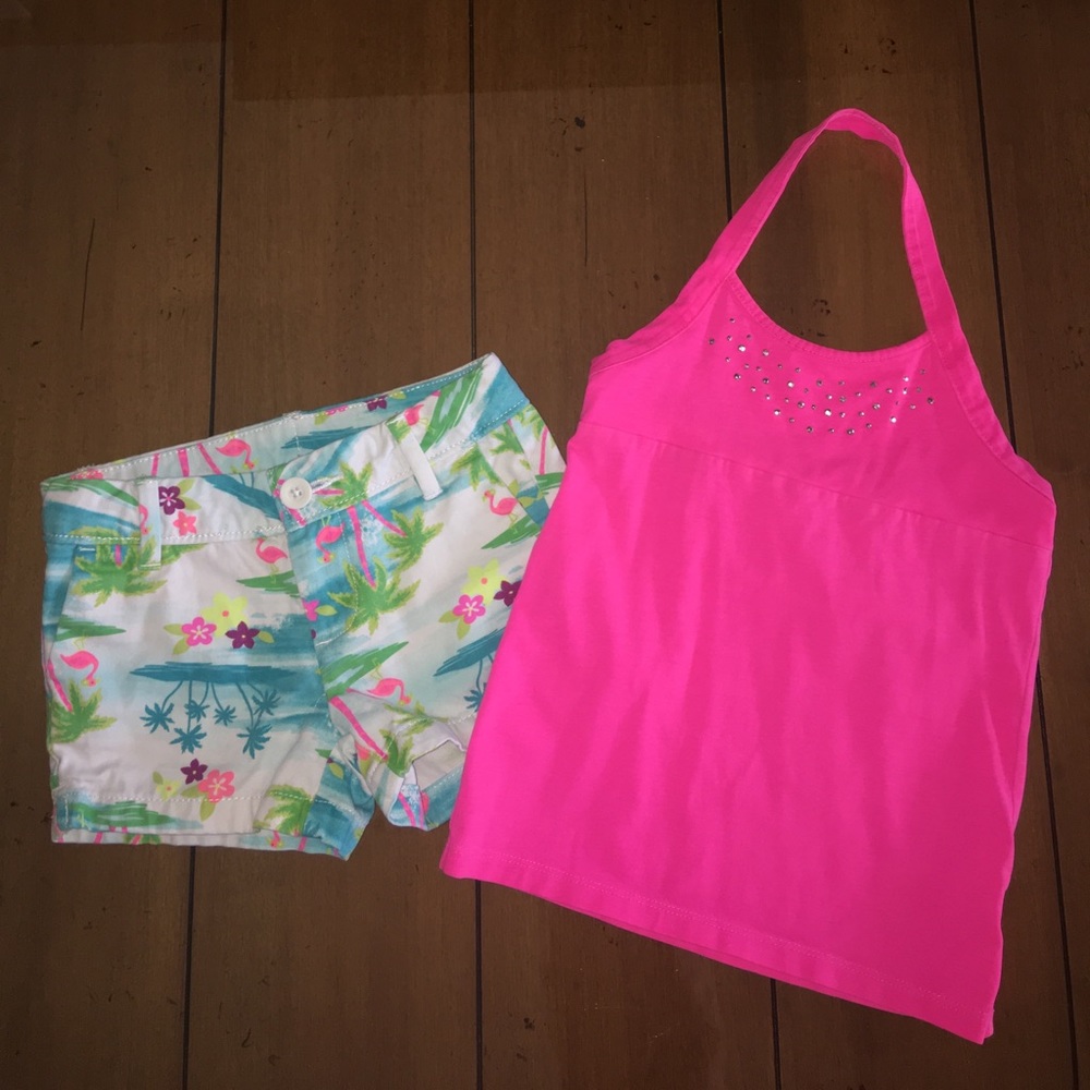 Girls Halter top and Shorts Set