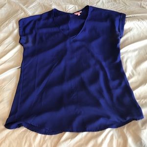 Candies brand royal blue blouse